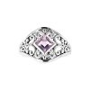 Sterling Silver Amethyst Filigree Ring