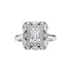 Sterling Silver White Topaz Ring