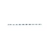 Sterling Silver London Blue Topaz and White Topaz Tennis Bracelet 7.25 Inches