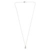 Sterling Silver Rainbow Moonstone Oval Pendant With Chain