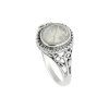 Sterling Silver Rainbow Moonstone Ring
