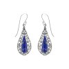 Sterling Silver Lapis Lazuli Earrings
