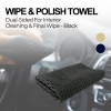 Wipe & Polish Towel - Black