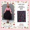 CHERRY SKIRT BLACK