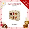 LOT 2 จัดส่ง 15/9 MICRO FLUFFY FRIEND BAG (BABY YELLOW)