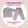 LOT 2 จัดส่ง 27 เมษา FRIENDLY PJ (เเขนยาว SET) FREESIZE