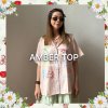 AMBER TOP (PINK/BLUE)