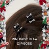 Mini Hair claw Black (set of 2)