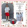 CARTOON KNIT SET (TOP+SKIRT)