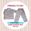 จัดส่ง 8 มิถุนา  FRIENDLY PJ (เเขนยาว SET) FREESIZE