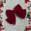 Ribbon velvet red