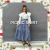 PICNIC SKIRT (BLUE)
