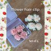 Flower hair clip set of 4