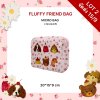 LOT 2 จัดส่ง 15/9  MICRO FLUFFY FRIEND BAG (BABYPINK)