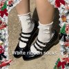 White Ribbon socks