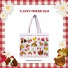 FLUFFY STRAWBERRY TOTE PINK