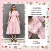 PAUL DRESS ( PINK MINI FLOWER )