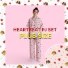 PLUS SIZE HEARTBEAT PJ SET