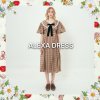 ALEXA DRESS (BROWN)