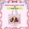 รอบส่ง 10 กค PUPPY LOVE FLUFFY TOTE BAG