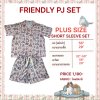+PLUS SIZE FRIENDLY PJ (แขนสั้น SET)