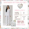 FREESIZE KITTEN PJ LONG SET (ชุดยาว)