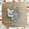 Mini butterfly hair clip