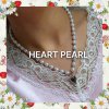 HEART PEARL  NECKLACE
