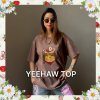 YEEHAW TOP เสื้อฟอก (BROWN)