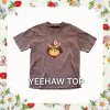 YEEHAW TOP เสื้อฟอก (BROWN)
