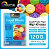 Pirntmax High glossy Inkjet Photo Paper 120G 50 Sheet
