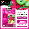 Pirntmax High glossy Inkjet Photo Paper 135G 100 Sheet