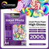 Pirntmax High glossy Inkjet Photo Paper 200G 100 Sheet