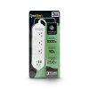 Nexgen ปลั๊กไฟ 4 สวิตช์ 4 ช่อง 2 USB 1 TYPE-C  รุ่น NG-431C สีขาว 3  เมตร