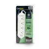 Nexgen ปลั๊กไฟ 4 สวิตช์ 4 ช่อง รุ่น NG-440 สีขาว 3 เมตร