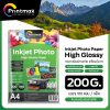 Pirntmax High glossy Inkjet Photo Paper 200G 100 Sheet