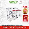 OVR T1-T2 3L 75-255 P TS