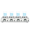 MS-H340-S4 LCD 4-Channel Digital Magnetic Hotplate Stirrer