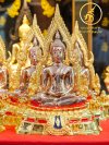 พระพุทธชินราช รุ่น ทวีสุข ปี68 ขนาดหน้าตัก 3.9 นิ้ว Pink Gold