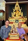 พระพุทธชินราช รุ่น มั่งมี ทวีสุข ปี2567 ขนาดหน้าตัก 9 นิ้ว บรอนซ์ พิ้งค์โกลด์