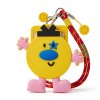 Character card holder with strap
