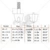 พลาสติกโคน Poly Cone ขนาด D12