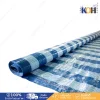 Plastic canvas roll, blue sheet, blue-white, coated on 1 side.