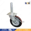 The wheels are rubber, Horse brand, with brakes and pivots. Scaffolding equipment, 4 pieces/box