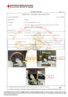 TEST REPORT ลูกล้อยีรีเทน 8'' สีแดง,สีส้ม(โมเดล3)