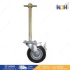 ลูกล้อเป็นยาง 8" ตราม้า พร้อมเบรคและเพลาปรับระดับ 40 เซนต์ จำนวน 1 ชิ้น