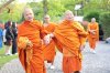 Somdet Phra Maha Theerachan s&#039;est rendu pour accomplir des devoirs religieux à Paris.