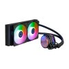 LIQUID COOLER (ชุดน้ำปิด) COOLER MASTER MASTERLIQUID 240 ATMOS ARGB (BLACK)