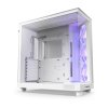 CASE (เคส) NZXT H6 FLOW RGB (WHITE)(ATX) : CC-H61FW-R1