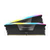 RAM (แรม) CORSAIR VENGEANCE RGB 32GB (16x2) DDR5 5600MHz BLACK (CMH32GX5M2B5600C40K)